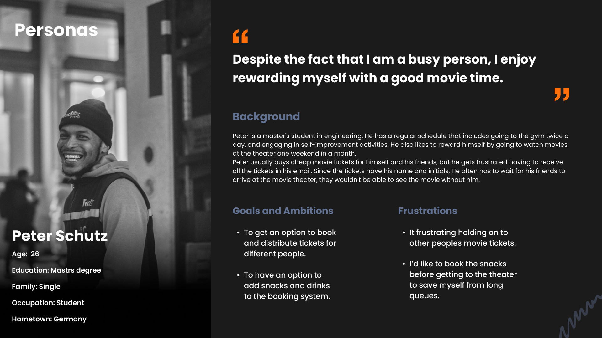 CineMax User Personas