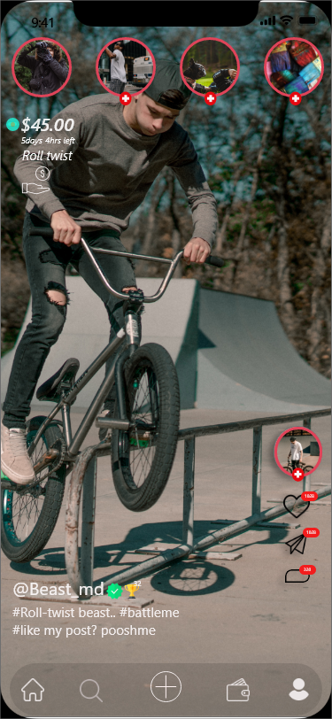 Poosh Challenge Creation