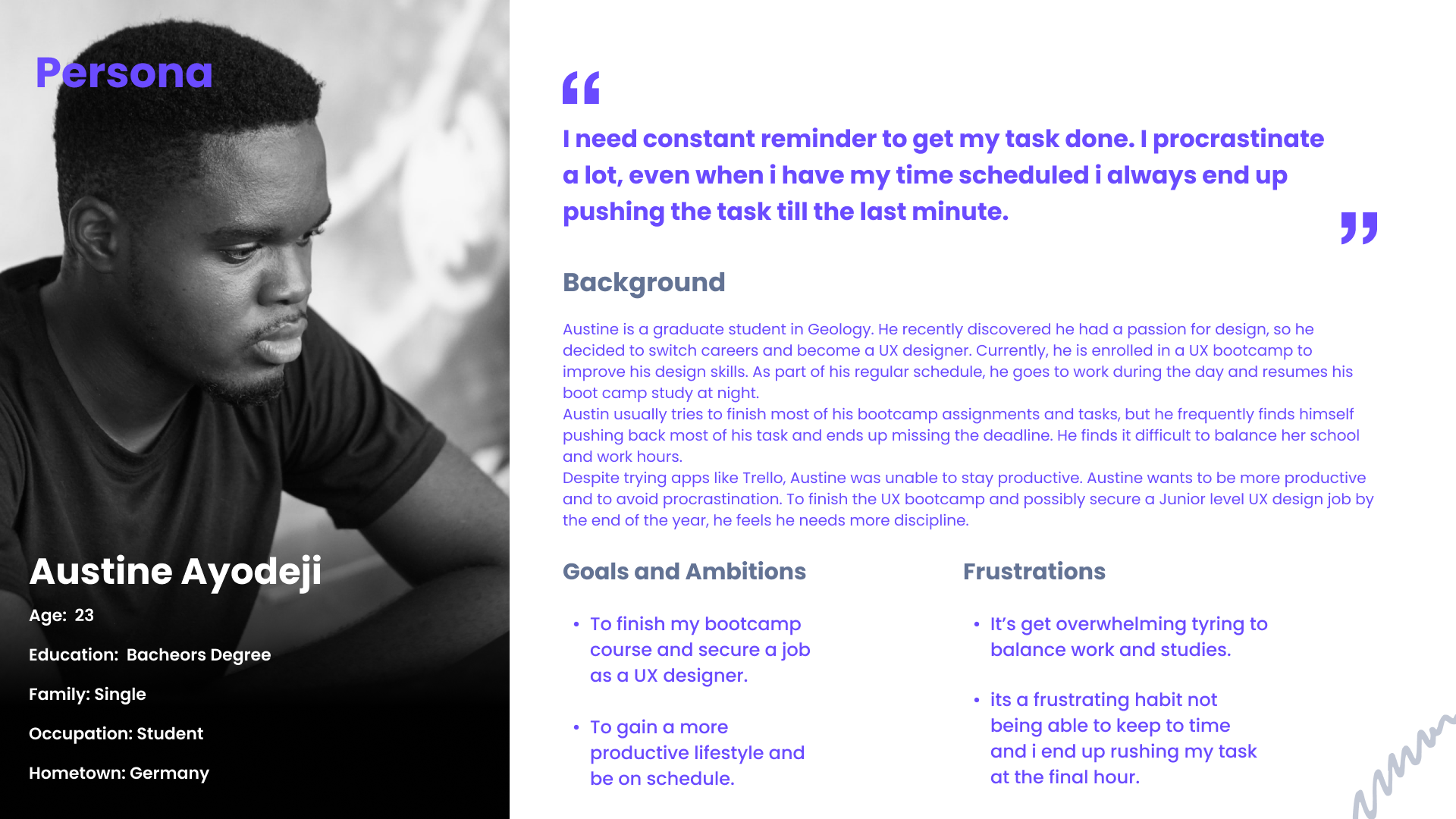 Study Mate User Personas