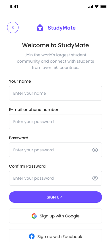 Study Mate Goal Setting