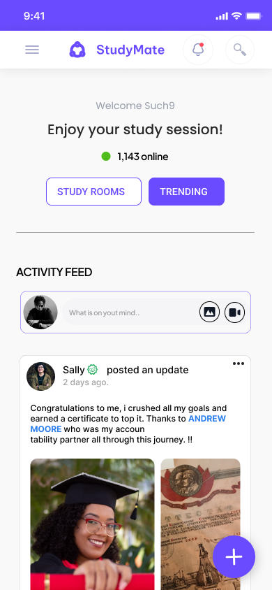 Study Mate Social Feed